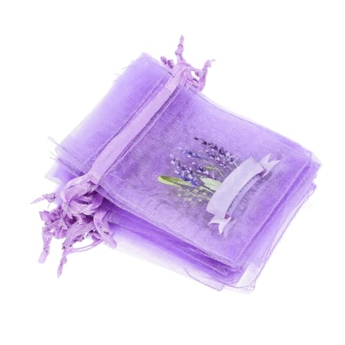 Vaguelly 20pcs Bolsas de Lavanda Secas para Armario miniatura 1