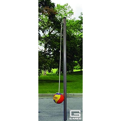 Gared In-Ground Tetherball System in Black Cover