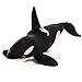 LoXiu Simulazione Gigante Orca assassina Peluche Realistico squalo Marino Riempito Cuscino Animale Marino Peluche per Bambini 130 cm