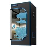 Grow Zelt 90x90x180 cm – 1680D Oxford Indoor Grow Tent mit Diamant Mylar,...