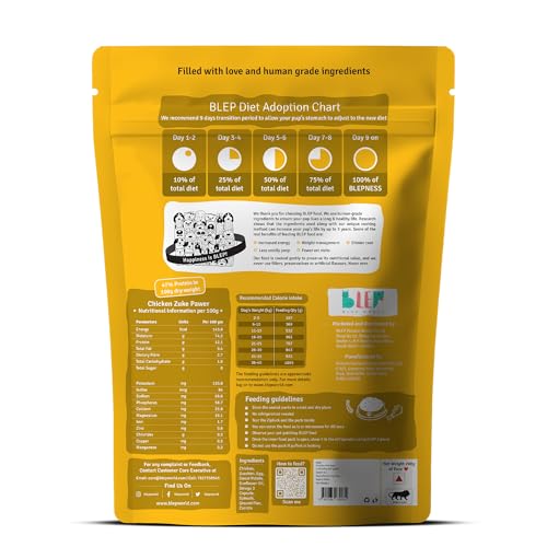Image of BLEP Fresh Dog Food (Wet)-A Meal Pack | Chicken - Zucchini and Pumpkin Gravy (300gm x 1 Each) | Pack of 2-600g