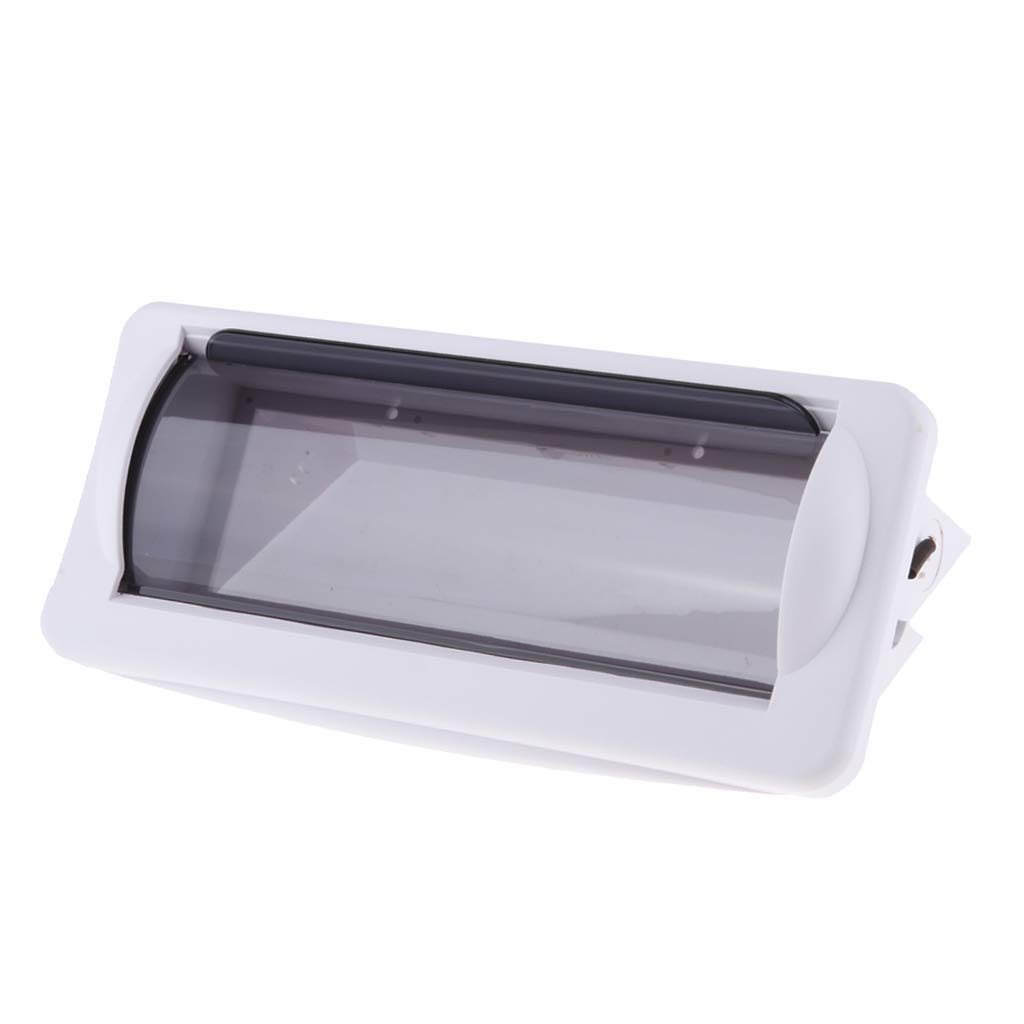 Universale Marine Boat Car Radio Shield Copertura Impermeabile Stereo Housing Case Splash Guard - Bianco