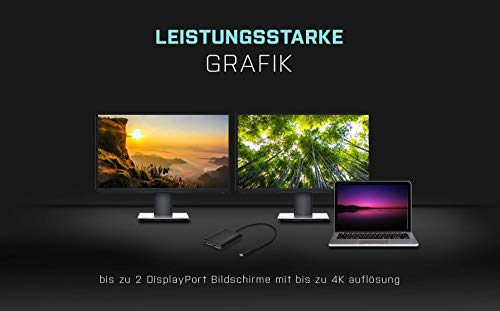 I-Tec USB-C auf Dual Display Port Video Adapter - 3