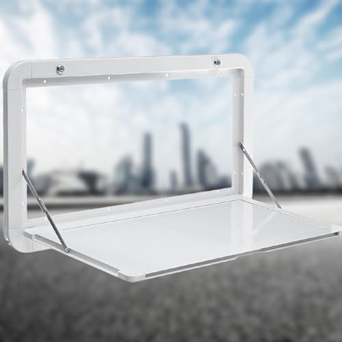 Mesa de aluminio para autocaravana lacada en blanco de alta gama 3