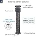 INNOREL ER402C Universal Carbon Fiber Tripod Center Column Extension Pole Extender - Two-Section Mid-Column Extension Rod Pole for Monopod DSLR Camera 40mm Big Tube