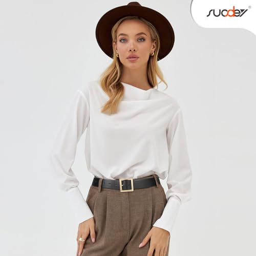 SUOSDEY Women Leather Belt for Jeans Dresses Pants Fashion Waist Belt Ladies Belts for Trendy with Gold Square Buckle2