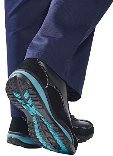 Portwest FW39BKR37 Scarpa Donna Steelite S1P Hro, Nero/Azzurro, 37 - 2