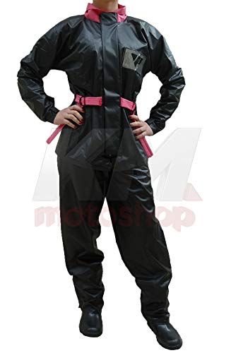 Capa de Chuva Para Motoqueiro Feminina Blusa E Calça Pvc Impermeavel Pantaneiro G
