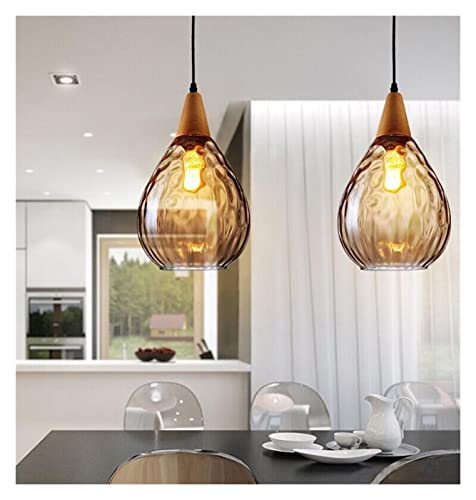 Éclairage d'intérieur suspension boule de verre style rétro - 4