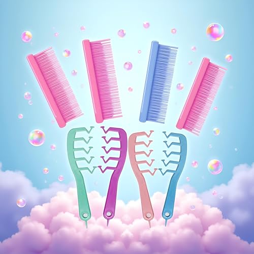 Peine de dientes anchos en Z para cabello rizado miniatura 3