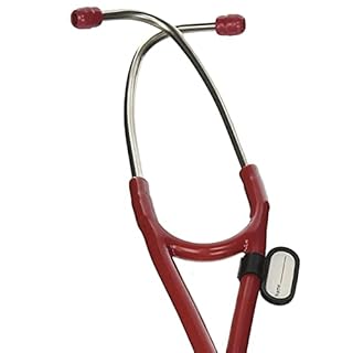 Gima 32551 Stetoscopio duofono "Classic Cardiologico", Lira Bordeaux