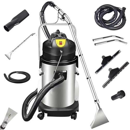 30L/40L/60L Profesional Comercial 3 en 1 Pulverizador de alfombras Limpiador de cepillo for pisos Extractor Lavadora al vacío,Máquina de limpieza de alfombras comercial