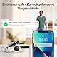 Air Tracker Tag 2er Pack - Smart GPS Tag Kompatibel mit Apple Wo ist? (iOS NUR) mit Schutzhülle, 100 dB Lautstärke, Wasserdichter Gegenstandssucher, Bluetooth-Schlüsselfinder für Gepäck, Koffer