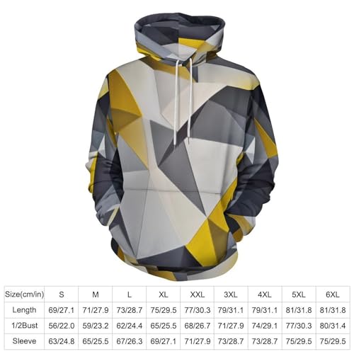 Sweat à capuche imprimé 3D Harajuku gris anthracite streetwear