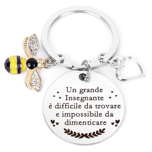 LXSAZP Regalo Maestro Fin de Año Llavero Maestro Ideas Regalo Profesores Regalo Maestro Regalos Maestro Fin de Año Regalo Para Profesor Maestro Profesor Llavero Maestro Original, Llavero2, M