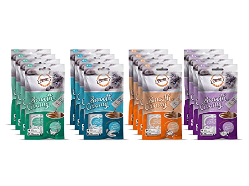 Image of GNAWLERS Smooth Creamy Treats Combo Liver x4 Mussel x4 Salmon x4 Crab x4 Sold by DogsNCats,All Life Stages