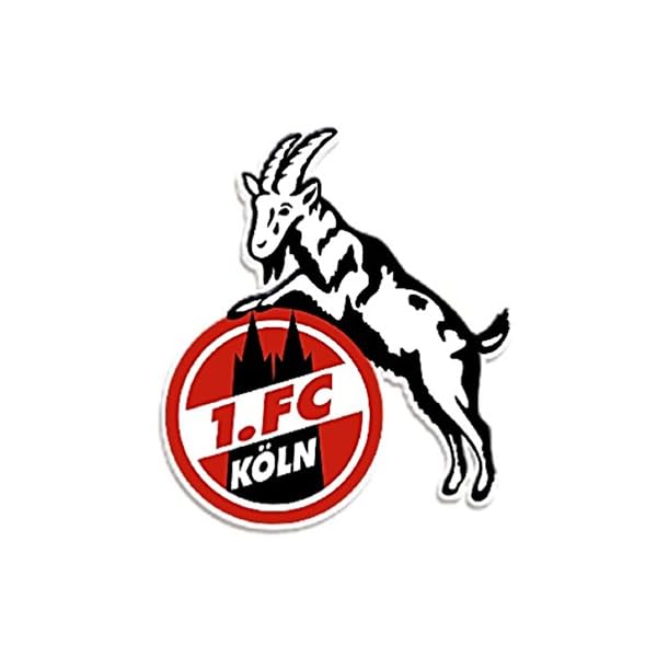 1. FC Köln Aufkleber Logo groß (25 cm) - Plus gratis Aufkleber Forever Köln