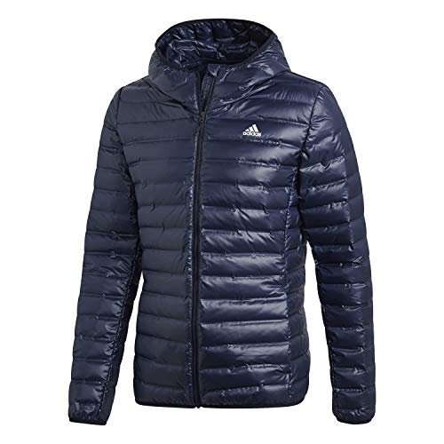 adidas Uomo Varilite Hooded Down Jacket, Legend Ink, S