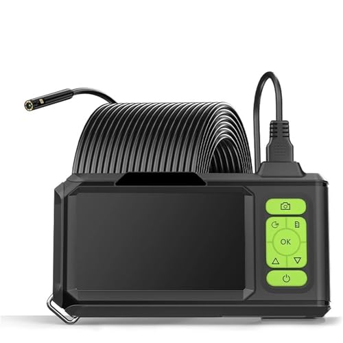 HƗp 4.3C` IPSXN[ I[gtH[JXJ HD1080P VOfAgvY USBv[u Ԍp{AXR[v LED(10m,8MM Dual Lens)