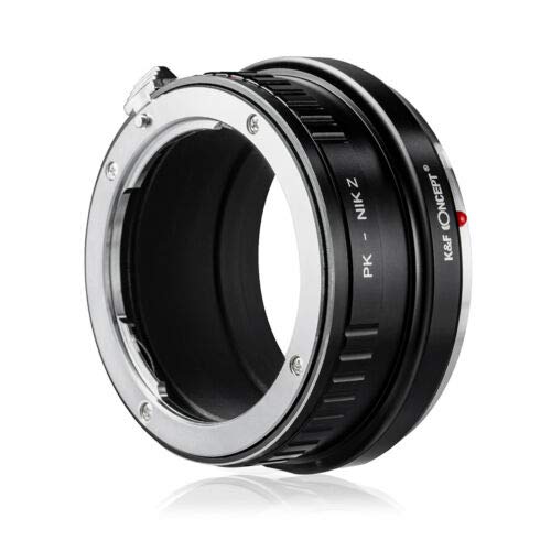 K&F Concept Lens Adapter Ring for Pentax K to Nikon Z Mount Z50 Z6 Z7 Camera