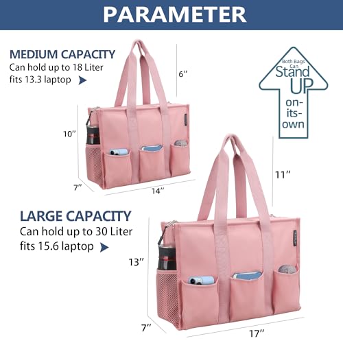 Image of Nurse Bags for Work Nursing Bag Multiple Pockets Waterproof Organizing Zip Top Clinical Bag for Nursing Students Home Health