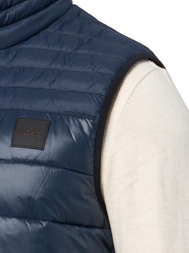 Image of BOSS Men's Lightweight Nylon Patch Logo Puffer Vest