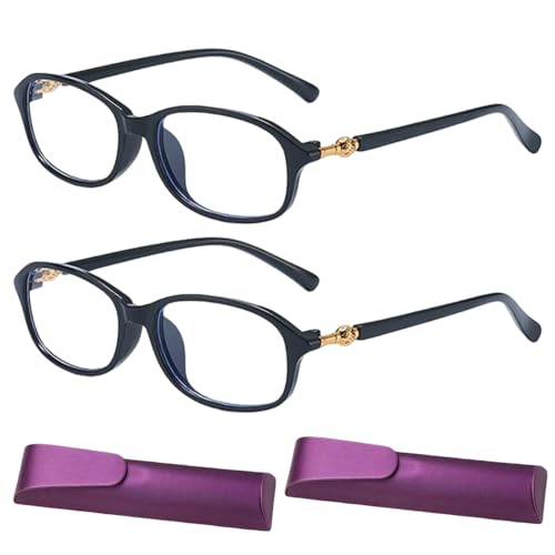 CLIUNT 2pcs Lunettes De Lecture à Zoom Intelligent, Lunettes à Zoom, Lunette à Zooms Automatique, Automatiquement Les Lunette à Mise Au Point Claire,Pour La Presbytie unisexes
