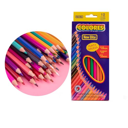ZXfad 12pcs Crayons de Couleur Incassables Adaptés aux Enfants et aux Adultes