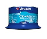 Verbatim CD-R 80MIN Datalife - Confezione da 50