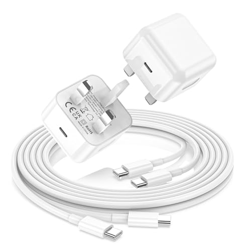 iPhone 17 16 15 Charger [MFi Certified] 2 Pack 20W Fast USB C Charger Plug and 2M USB C to C Cable for for New Apple 17/17Pro/17 Pro Max/Air/16/16 Plus/16Pro Max/15/15 Plus/15 Pro/15 Pro Max/iPad