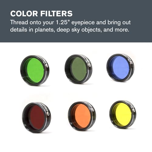 Image of Celestron Eyepiece, Barlow & Filter Telescope Accessory Kit - 1.25 inch Barrel