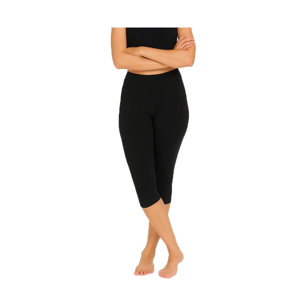 Womens 3/4th Capri Black Single Pack-picture-50