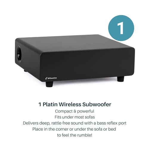 Platin 444-2306 Monaco 5.1.2 Home Theater System - Wireless Surround Sound System Upward Firing Speakers thumb #7
