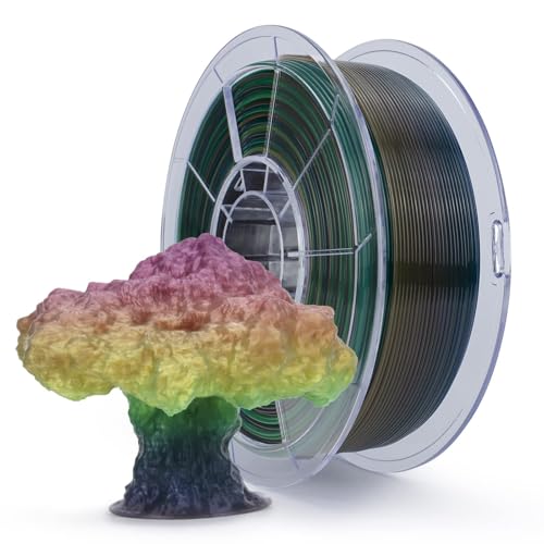 Filament ZIRO PLA  Tęczowy Przezroczysty (RAINBOW TRANSPARENT)