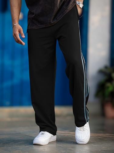 Image of Maniac Mens Colorblock Biscuit and Brown Color Baggy Fit Pant