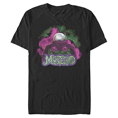 T-shirt Marvel Mysterio coupe Big and Tall motif imprimé classique noir