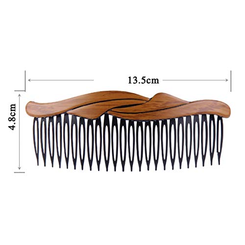 Peine lateral de 8 unidades 13.5 cm, plástico miniatura 2