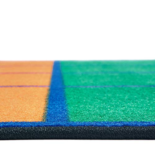 Carpets For Kids 4034 Colorful Seating Rows Kids Rug 8Ft 4In X 13Ft 4In Rectangle #TOP1
