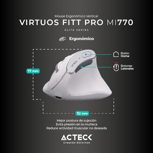 Accesorios De Computadoras, Personal Computer mouse acteck inalambrico Marca Acteck (3)