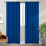 BGment Rod Pocket and Back Tab Blackout Curtains for Bedroom - Thermal Insulated Room Darkening...