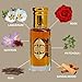 INTENSE OUD Dark Oud Ispahan Long Lasting Arabian Perfume Oils for Women 12ML (0.40 OZ) Fragrance Oil With Rose, Saffron & Oud Notes – Concentrated Perfume Oil & Valentines Day Gift With Black Box