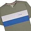 Lambretta Mens Panelled T-Shirt - Khaki - 2XL #1
