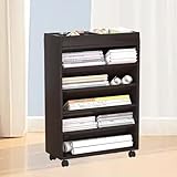 Easy assembly: The wooden rolling storage cart assembly process is simple and easy, and can be quickly built without complex operations. Whether it's setting up a mobile library for home office or configuring practical storage units in a company environment, both are practical and aesthetically pleasing choices.