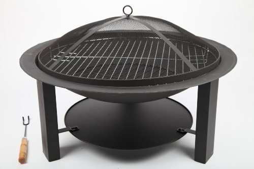 point-garden Feuerschale 73cm Gartengrill Grill Gußeisen massiv