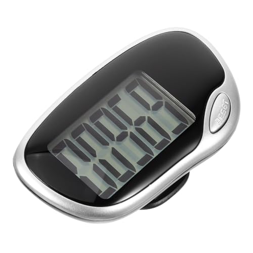 KOMBIUDA Creative Passometer Pedometer for Outdoor Black Convenient Step Counter Step Counter for Fitness Abs
