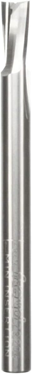 Freud 73-204: 1/4" (dia.) O-flute Up Spiral Bit with 1/4" shank, 3/8" carbide height