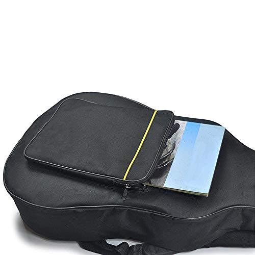 Wuudi Sac de guitare imperméable avec double sangle d’épaule réglable, étui de guitare Noir 41 pouces - Les Beatles, Paul McCartney, John Lennon, RIngo Starr, George Harrison Wuudi Sac de guitare imperméable avec double sangle d'épaule réglable, étui de guitare Noir 41 pouces – Image 7