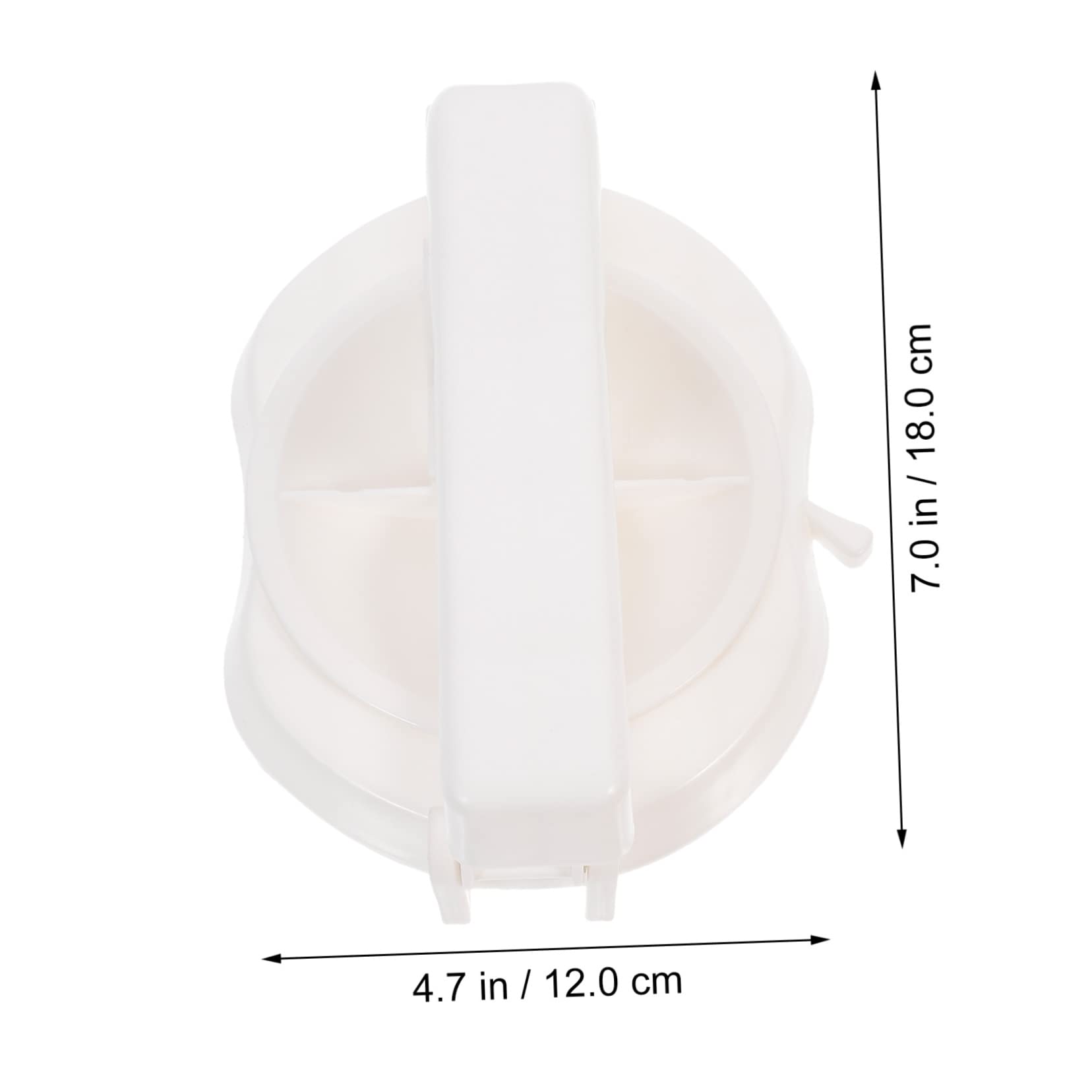 MUCKLILY 2pcs Plastic Dough Presser for Tortillas Dumplings Food Grade Pastry Wrapping Mold Easy to Use Kitchen Tool for Making Wrappers and Tortilla Pressing