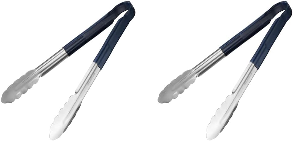 Hygiplas 12275 Colour Coded Serving Tong,Blue,300mm (Pack of 2)