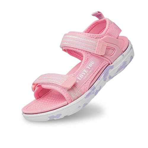 Sandalias niña, Sandalias cómodas y transpirables con punta abierta de color sólido a la moda para niños